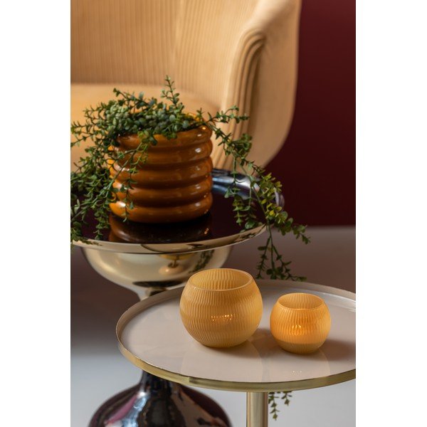 Skleněný svícen Chique Ribbed  – PT LIVING-image-1