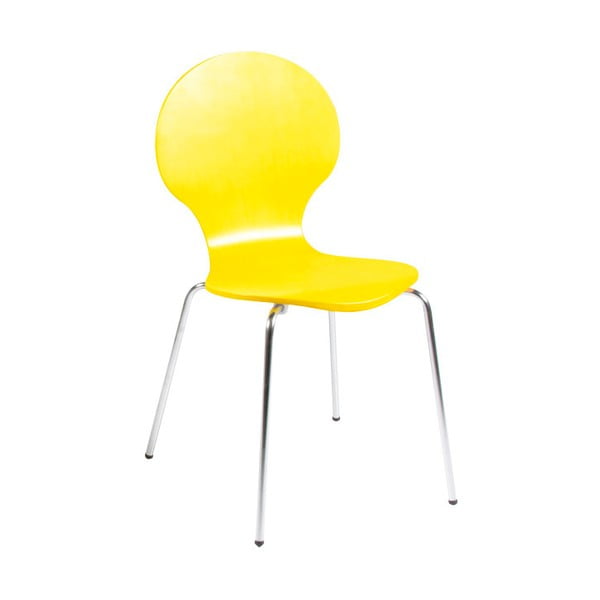 Žlutá  jídelní židle Actona Marcus