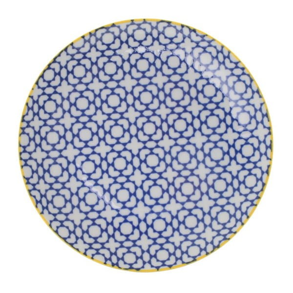 Porcelánový talíř Geo Orient, 23,8x2,6 cm