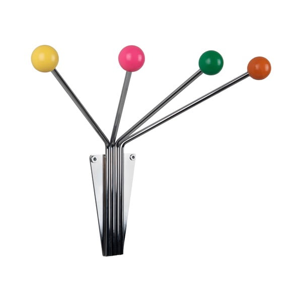 Kovový nástěnný věšák ve stříbrné barvě  Neptune  – PT LIVING-image-2