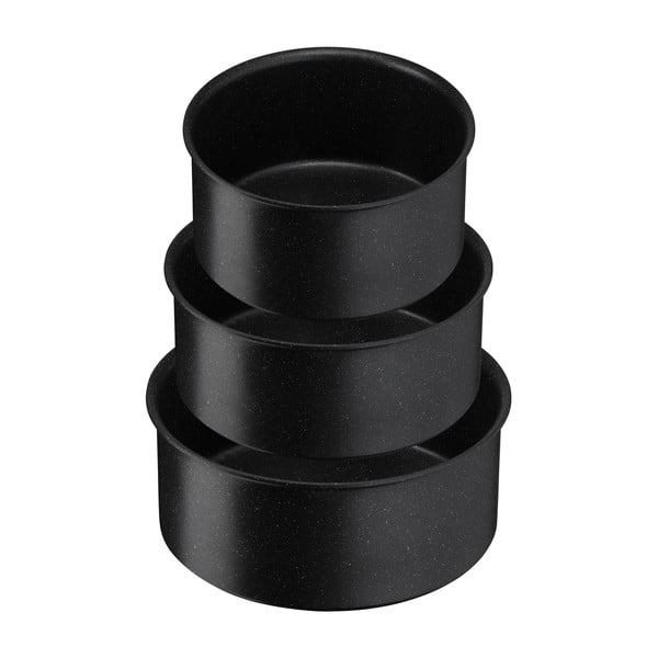 Hliníkové hrnce na indukci s nepřilnavým povrchem a odnímatelnou rukojetí v sadě 3 ks INGENIO Black stone L3998902 – Tefal-image-2