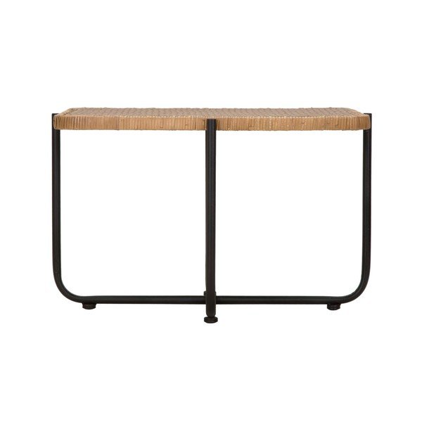 Černý/v přírodní barvě ratanový konferenční stolek 55x75 cm Cebu – Mauro Ferretti-image-3