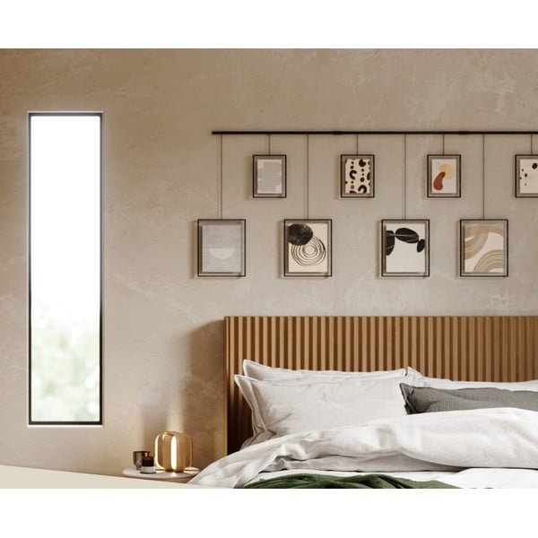Černé kovové rámečky na zeď v sadě 9 ks 223x77,5 cm Exhibit – Umbra-image-4