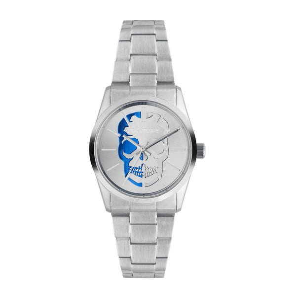 Pánské hodinky stříbrné barvy Zadig & Voltaire Bones