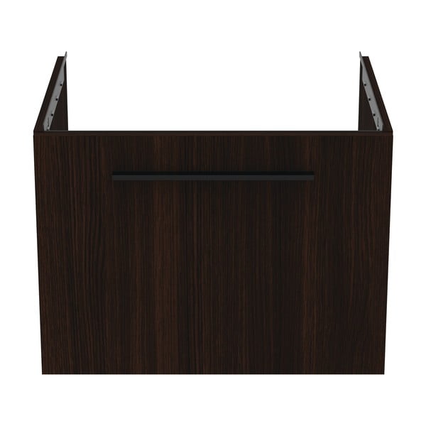 Tmavě hnědá závěsná skříňka pod umyvadlo v dekoru dubu 60x44 cm i.Life B – Ideal Standard