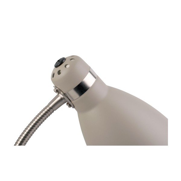 Šedá stolní lampa Leitmotiv Study, výška 30 cm-image-3