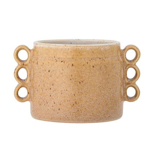 Kameninový ručně malovaný obal na květináč ø 15 cm Souri – Bloomingville