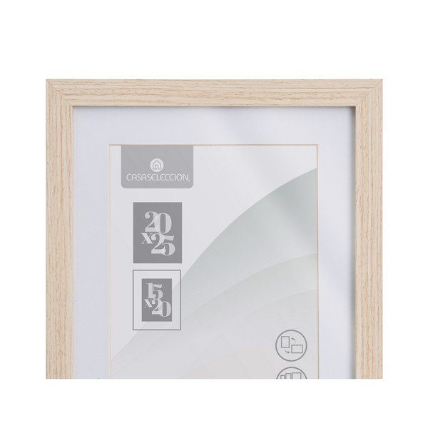 Stojací/na zeď rámeček v přírodní barvě 22,5x28 cm Sencillo – Casa Selección-image-2