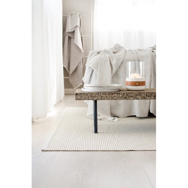 Krémový vnitřní a venkovní koberec 140x200 cm Mono Linen Vanilla – Pappelina-image-2