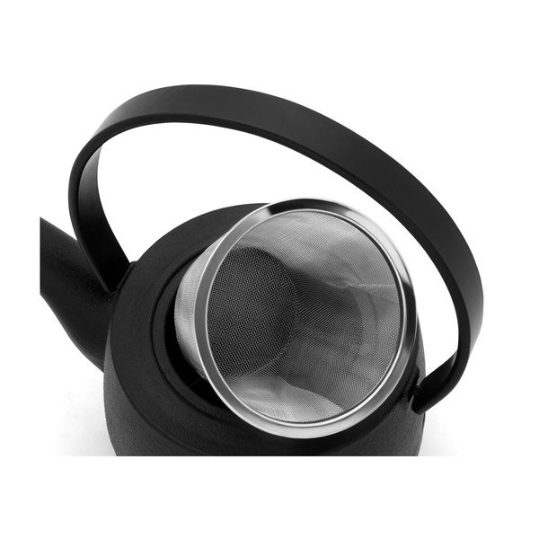 Černá konvice na čaj z litiny se sítkem 1,2 l Kobe – Bredemeijer-image-3