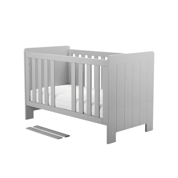 Šedá dětská postýlka Pinio Calmo, 120 x 60 cm-image-3