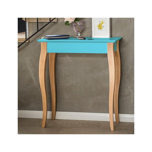 Růžový odkládací stolek Ragaba Console, délka 65 cm-image-2