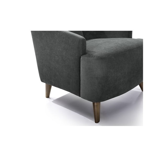 Tmavě šedé křeslo Slope - Scandic-image-1