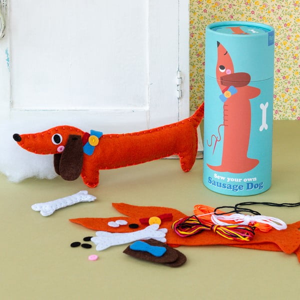 Kreativní sada Sew Your Own Sausage Dog – Rex London-image-1