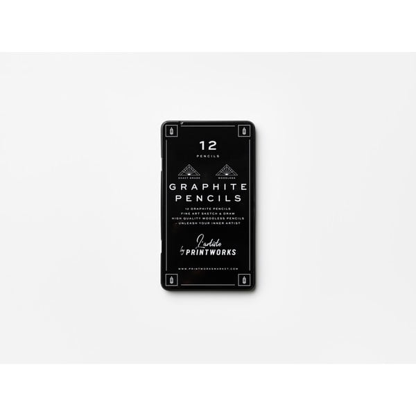 Tužky v sadě 12 ks Graphite – Printworks-image-2