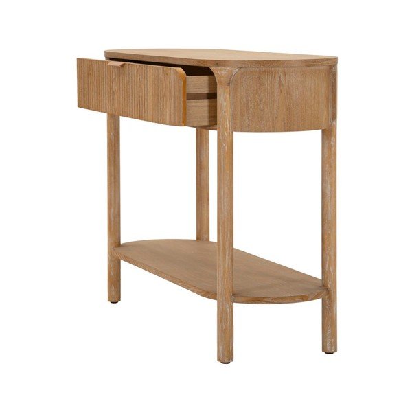 Konzolový stolek z jedlového dřeva v přírodní barvě 40x110 cm Gothenburg – Mauro Ferretti-image-4