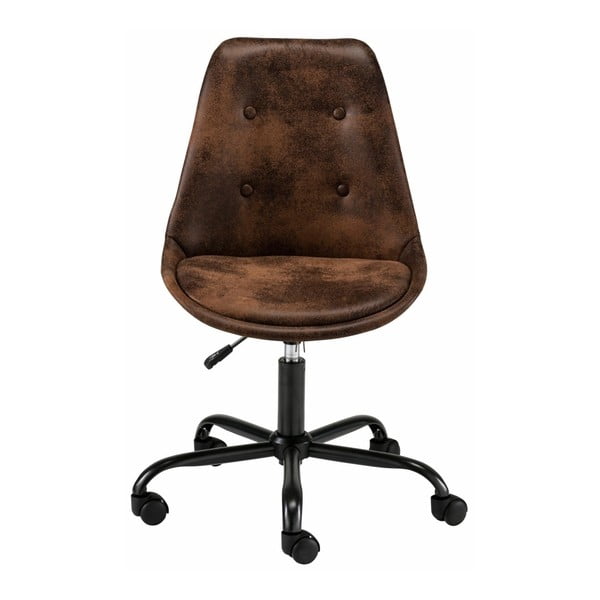 Hnědá kancelářská židle na kolečkách Støraa Dennis-image-3