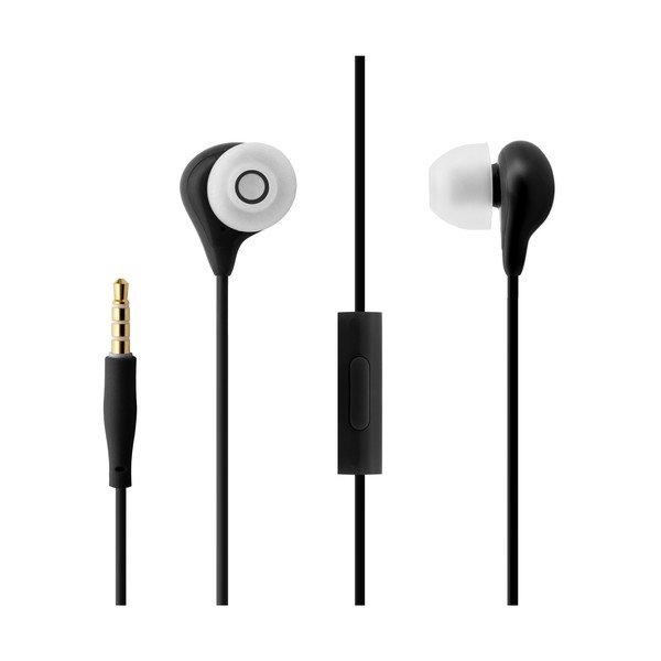 In-ear sluchátka s mikrofonem FIXED EGG1, černá
