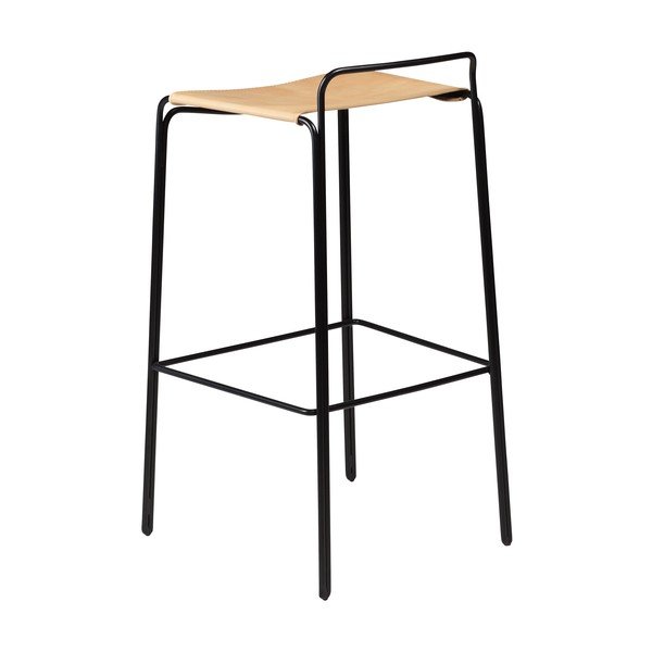 Hnědá barová stolička (výška sedáku 77 cm) Paz – DAN-FORM Denmark-image-1