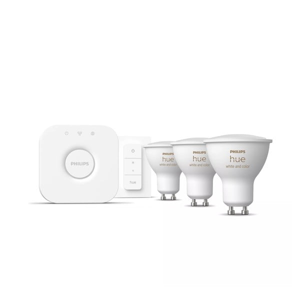 Smart startovací balíček 5 ks GU10, 6 W White and color ambiance – Philips Hue