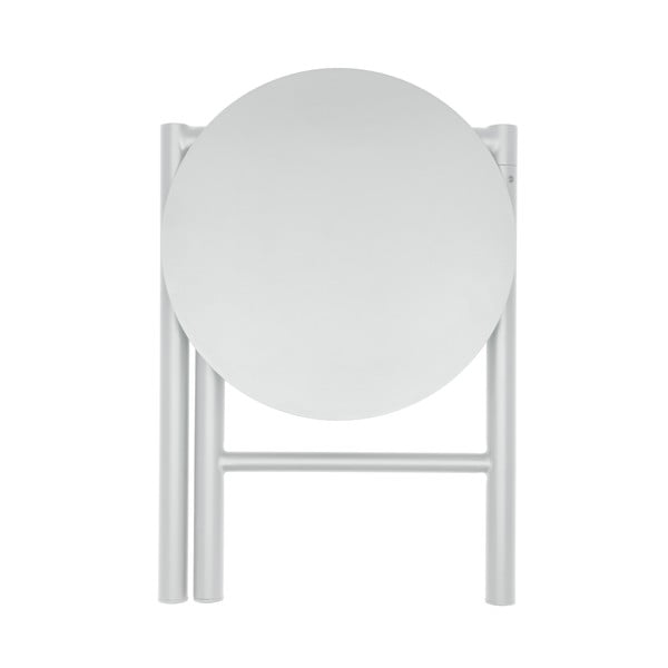 Bílá kovová stolička Disc – Zone-image-4