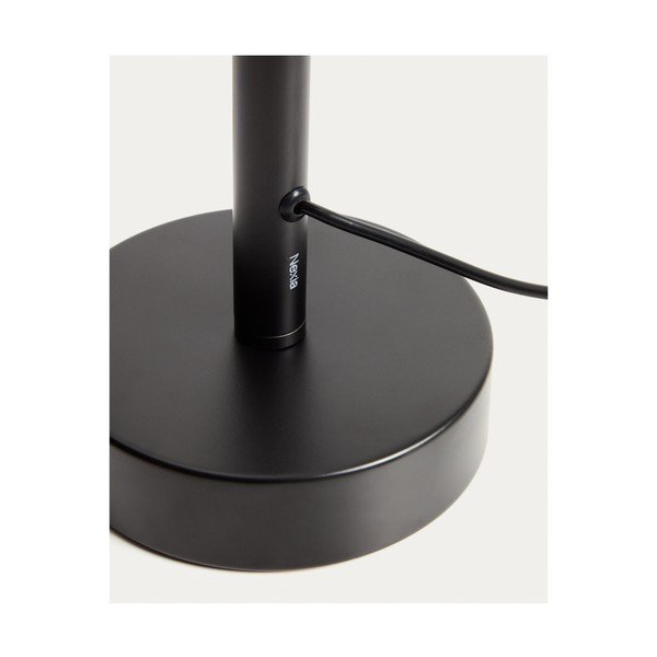 Černá LED stojací lampa (výška 60 cm) Bow – Kave Home-image-4