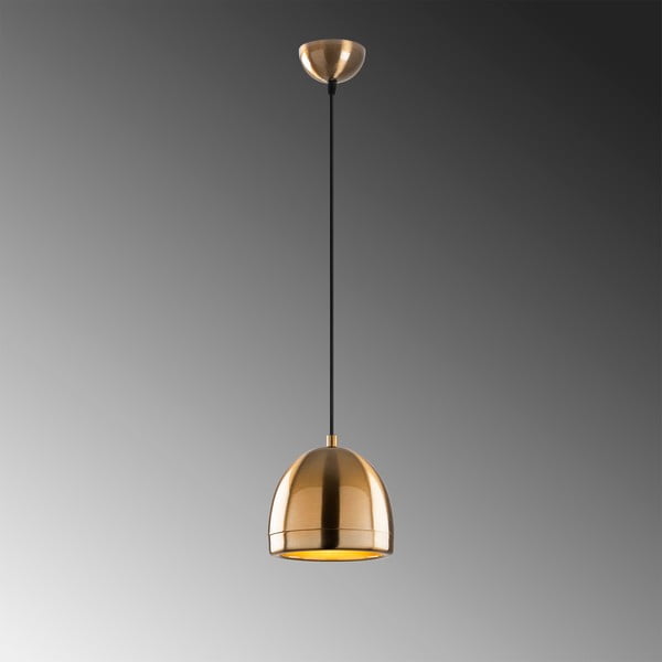 Závěsné svítidlo v bronzové barvě s kovovým stínidlem ø 17 cm Mugo – Opviq lights-image-4