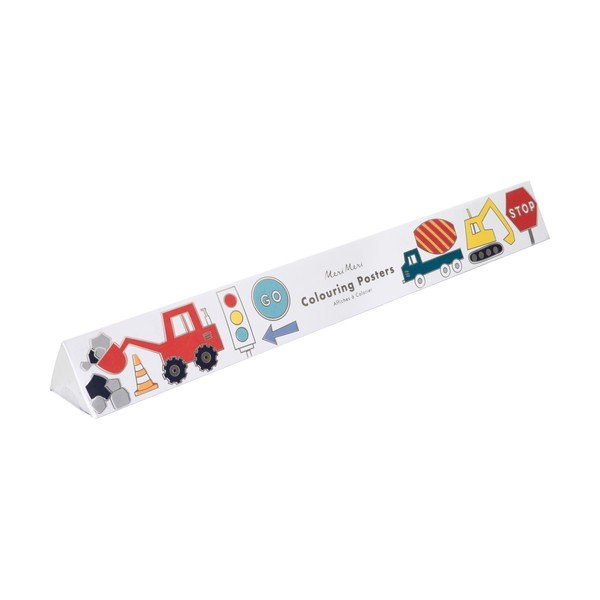 Omalovánky Construction – Meri Meri-image-1