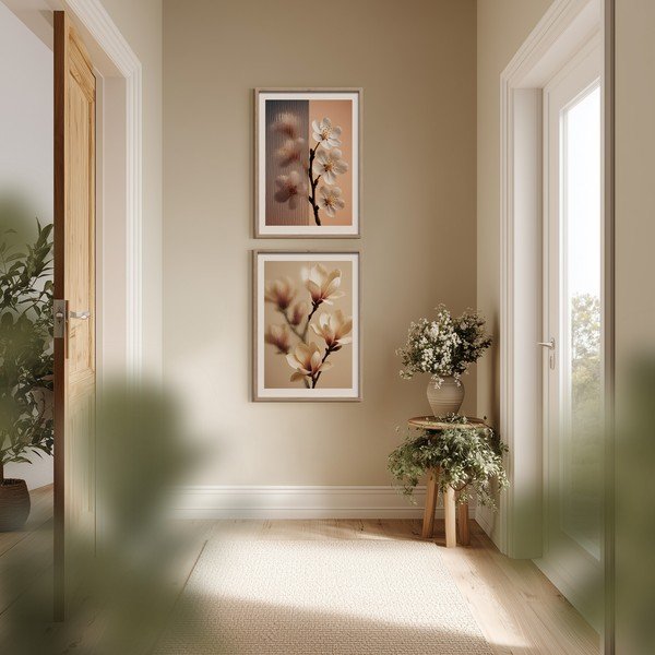 Tištěný obraz s rámem 50x70 cm Soft Magnolia – Styler-image-2