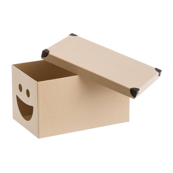 Kartonové dětské úložné boxy v sadě 10 ks Smile – Casa Selección-image-1