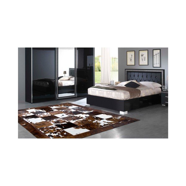 Kožený koberec Pipsa Border, 180 x 120 cm-image-2