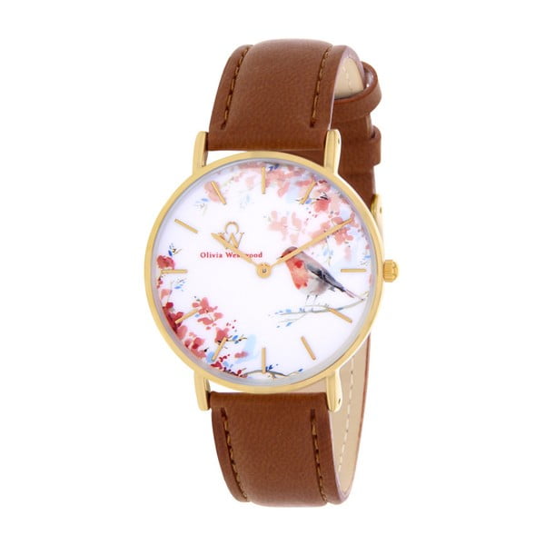 Dámské hodinky s řemínkem v hnědé barvě Olivia Westwood Krosa 