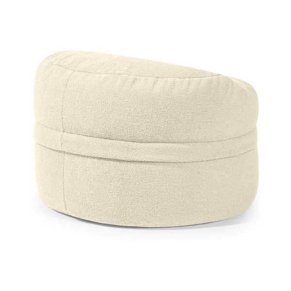 Hnědý dětský sedací vak z textilie bouclé Roll 80 – SLOWDOWN-image-3