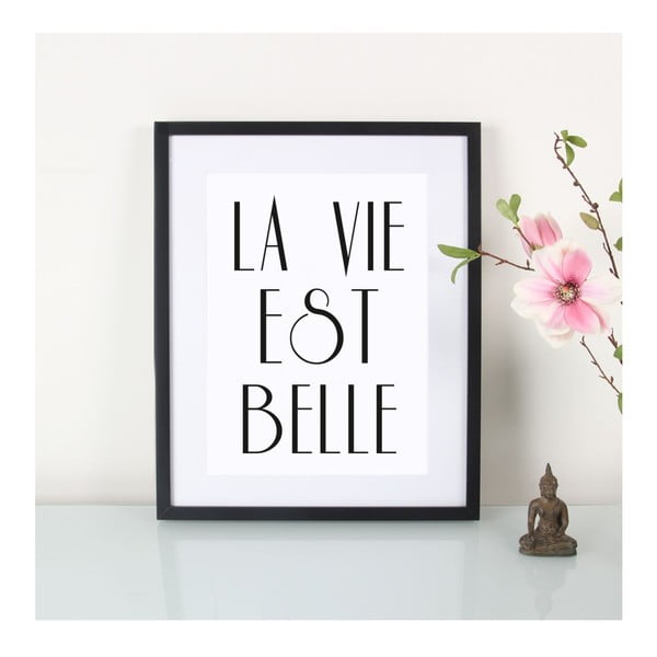 Plakát La vie est belle, A3