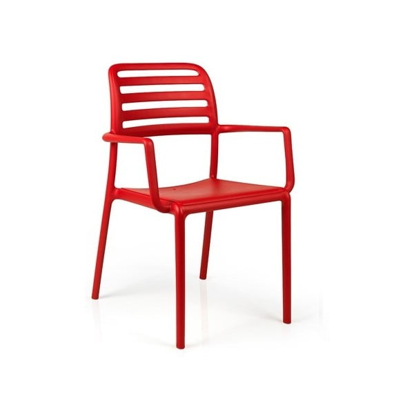 Červená zahradní židle Nardi Garden Costa