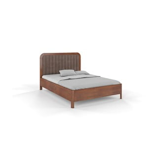 Karamelově hnědá dvoulůžková postel z bukového dřeva Skandica Visby Modena, 120 x 200 cm