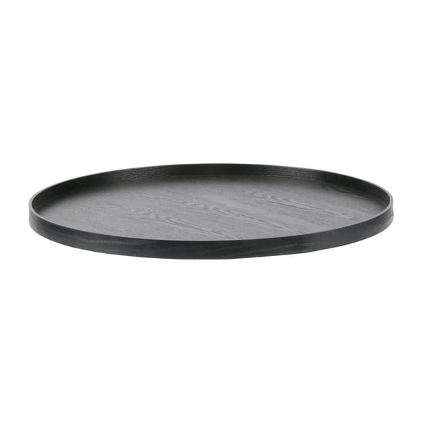 Černý podnos WOOOD Mesa, Ø 60 cm-image-1