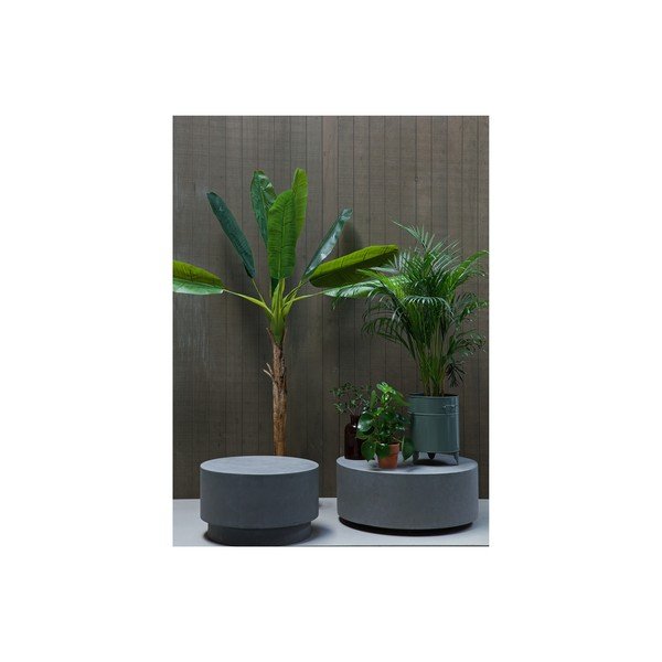 Šedý konferenční stolek z vláknitého jílu WOOOD Dean, Ø 80 cm-image-2