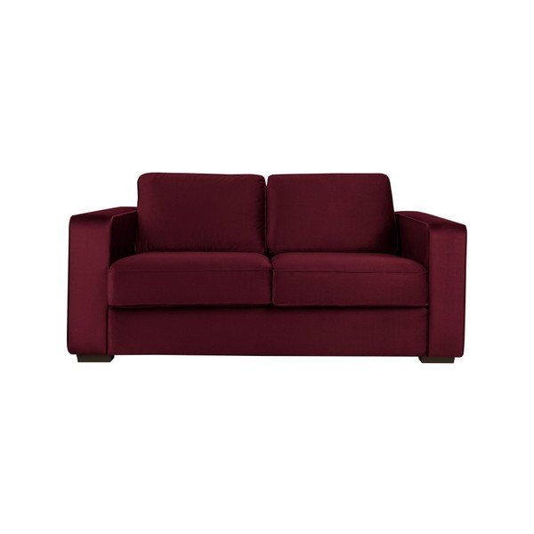 Dvojmístná pohovka v barvě burgundy Cosmopolitan Design Denver-image-1