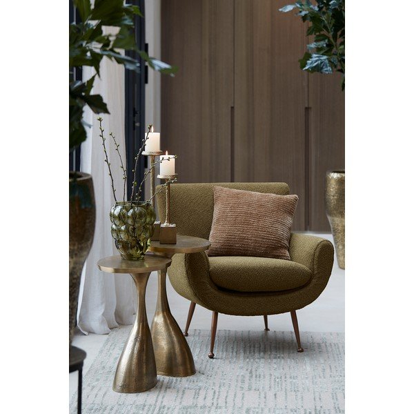 Kovový kulatý odkládací stolek 33x40 cm Macau - Light & Living-image-1