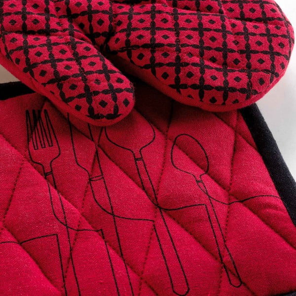 Chňapky z recyklované bavlny v sadě 2 ks Cuisiline – douceur d'intérieur-image-1