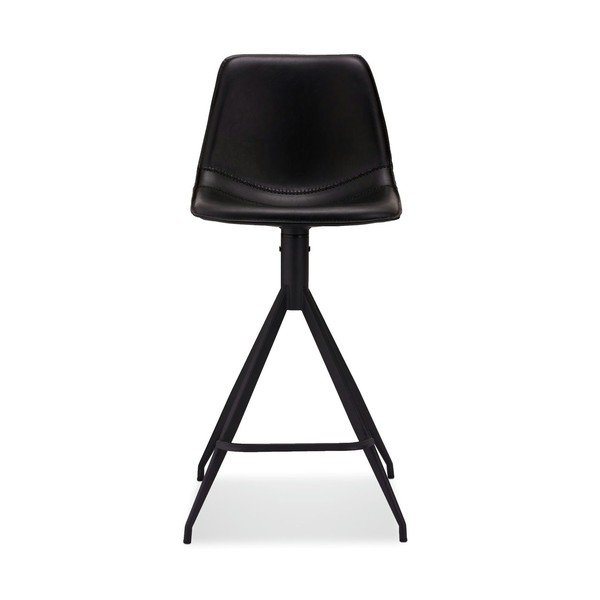 Černé otočné barové židle v sadě 2 ks 98 cm Isabel – Furnhouse-image-1