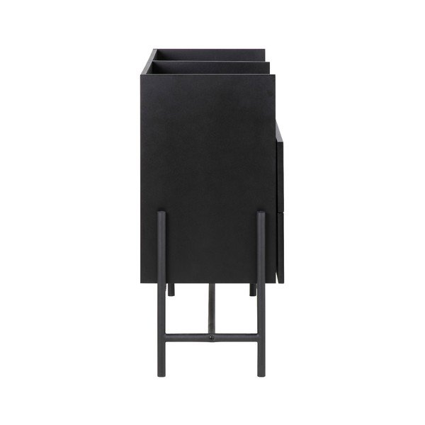 Černá komoda Interstil Norse, výška 90 cm-image-1