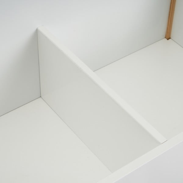 Bílá dětská knihovna 63x42 cm – Casa Selección-image-1