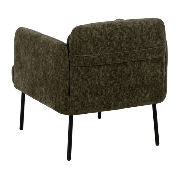 Zelené žinylkové křeslo Bind – Ixia-image-4