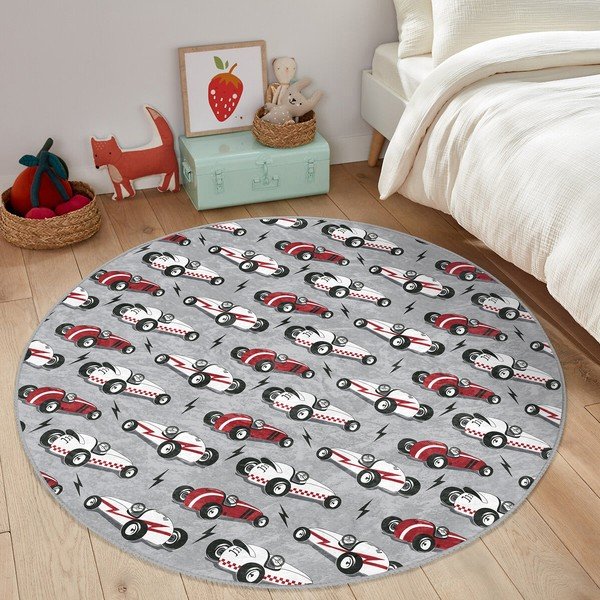 Šedý dětský koberec ø 120 cm Comfort – Mila Home-image-1