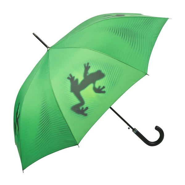 Zelený holový deštník Von Lilienfeld Shadowfrog, ø 100 cm