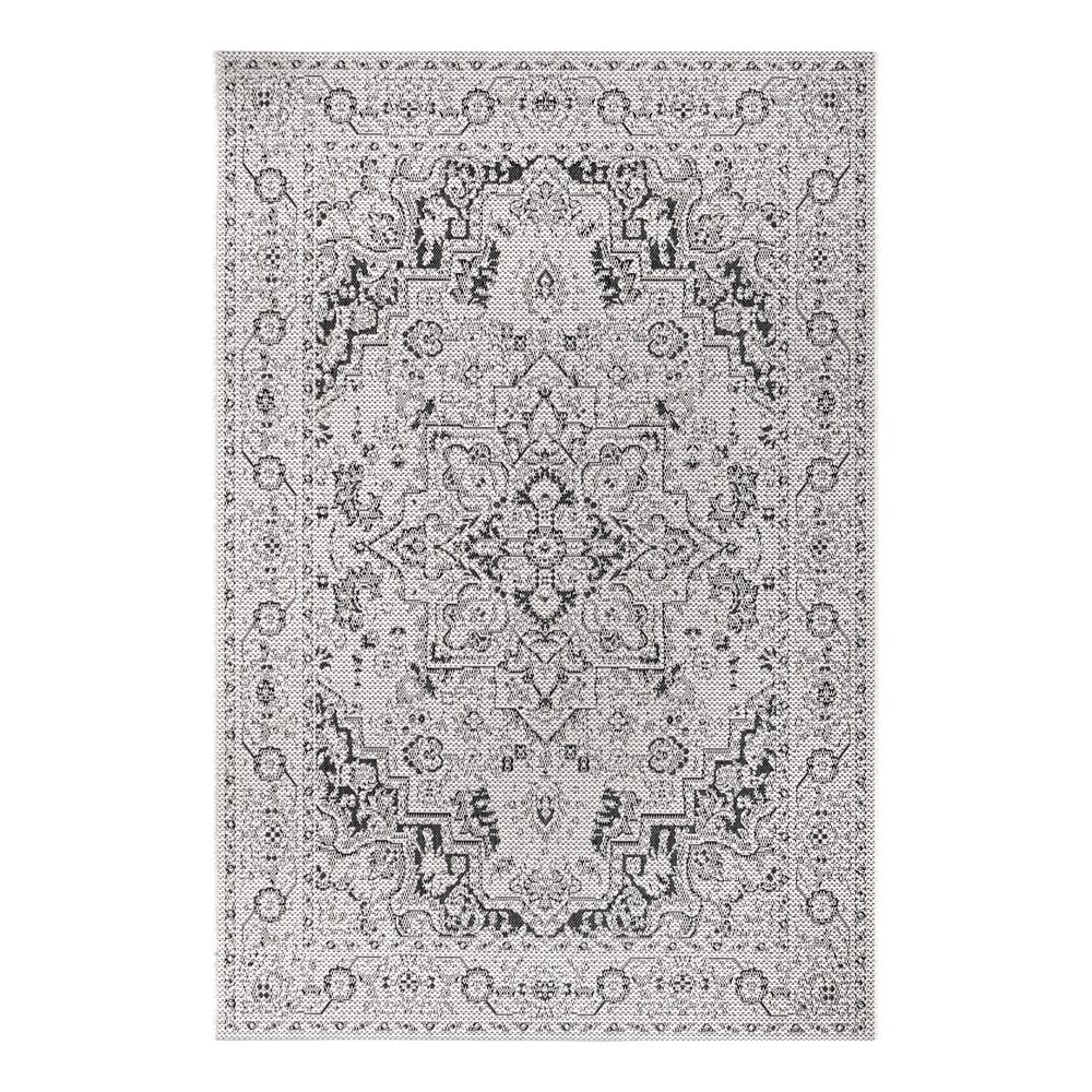Černo-béžový venkovní koberec Ragami Vienna, 120 x 170 cm
