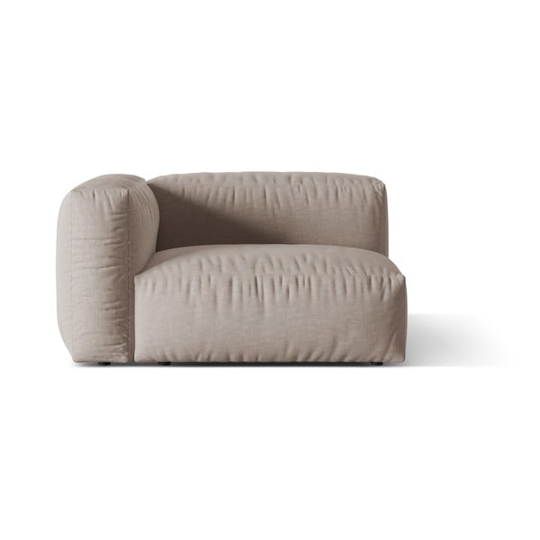 Béžový modul pohovky (levý roh) Martina – Micadoni Home
