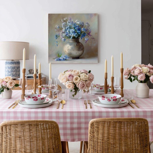 Tištěný obraz na plátně 32x32 cm Forget-me-not – Styler-image-1